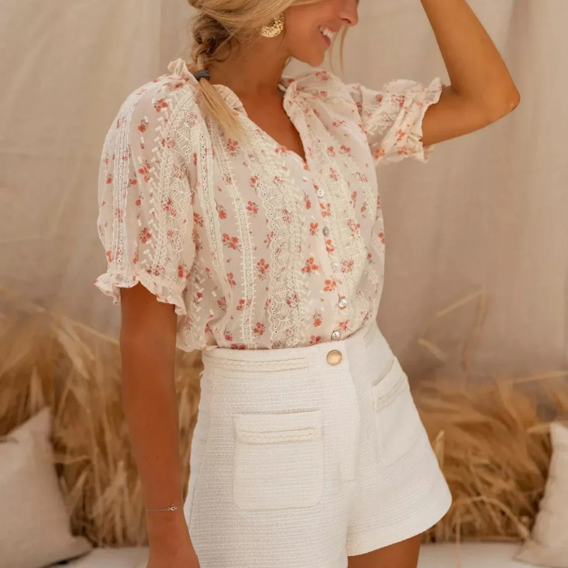 Cleo - Floral Blouse