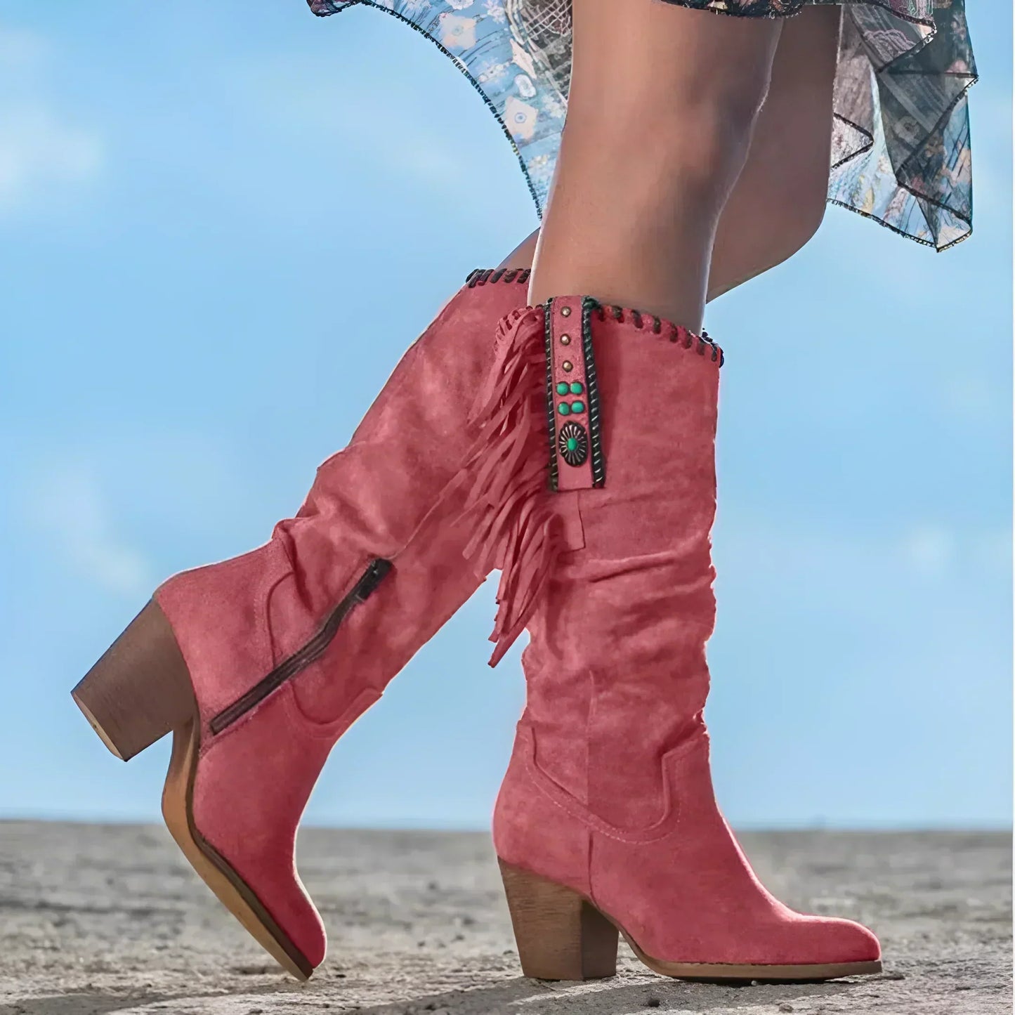 Daisy | Western Leather Boots