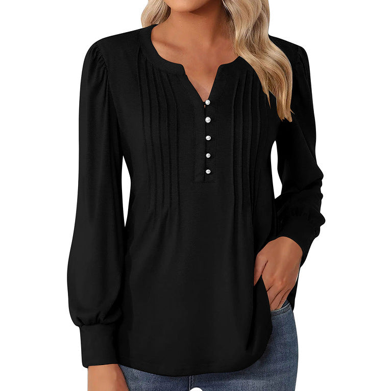 Elegant Pleated Top