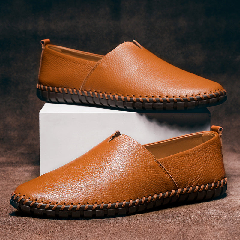 Romano Minimalist Leather Loafers