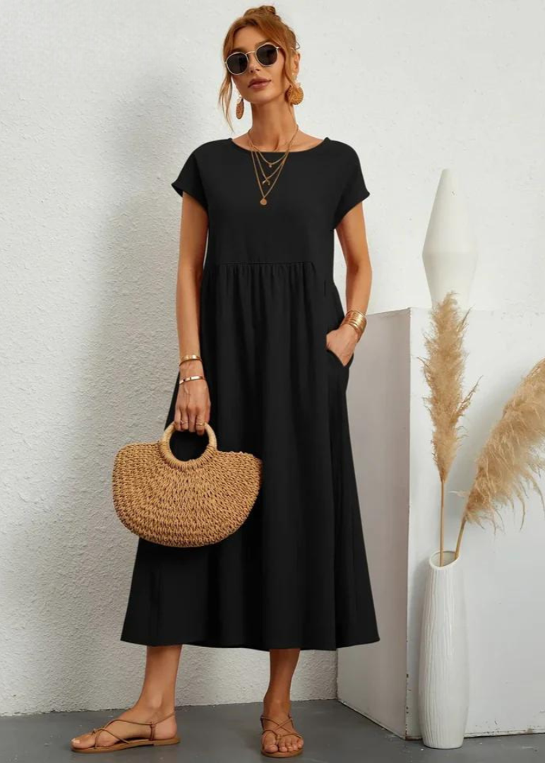 Charlotte | Dress of cotton and linen