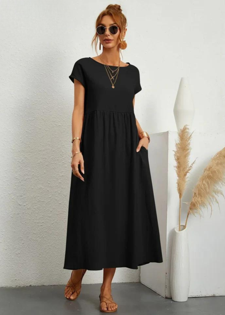 Charlotte | Dress of cotton and linen
