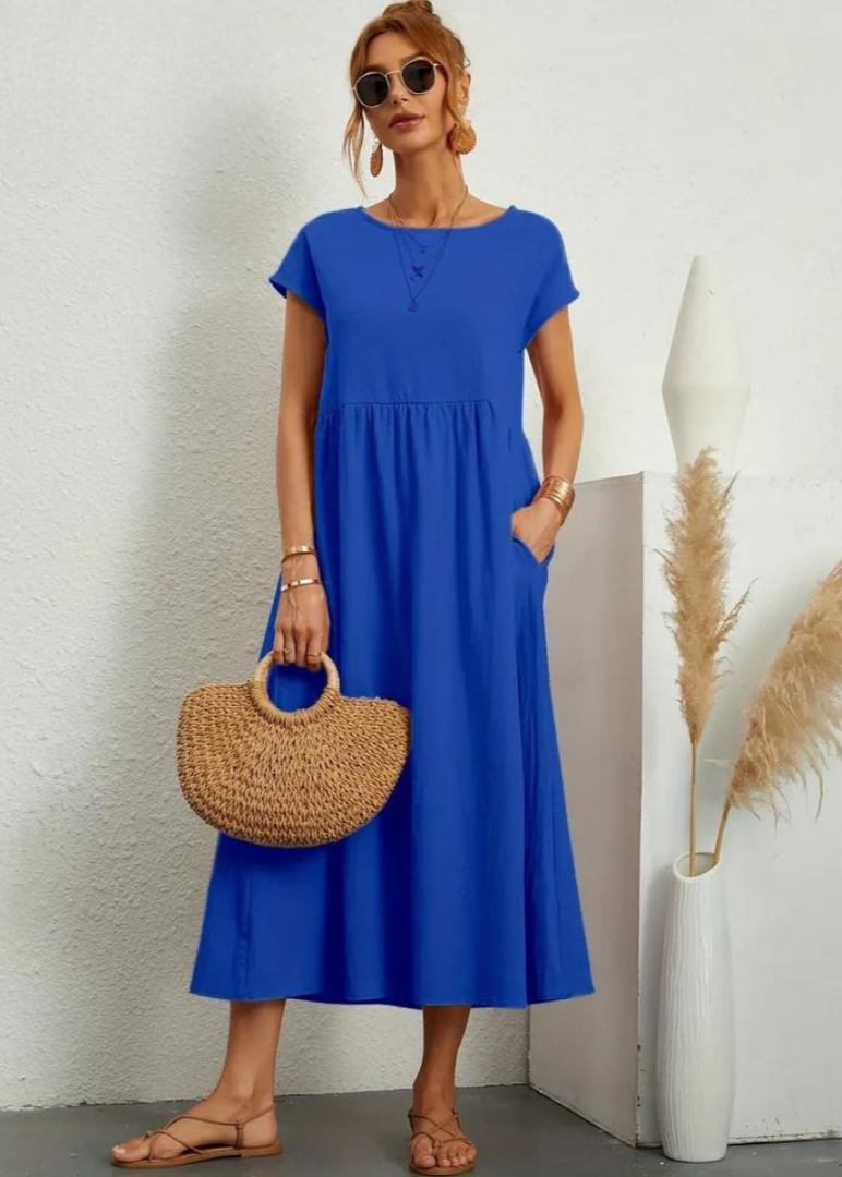 Charlotte | Dress of cotton and linen