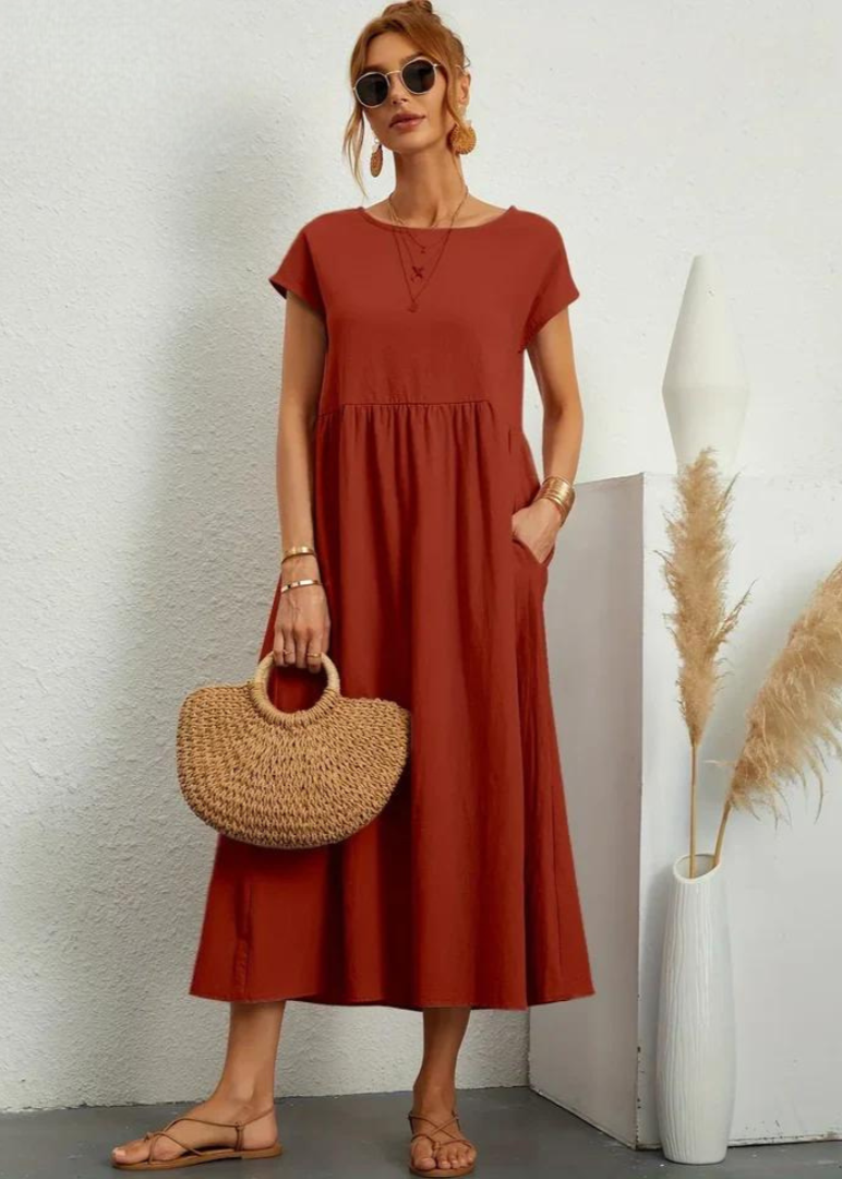 Charlotte | Dress of cotton and linen