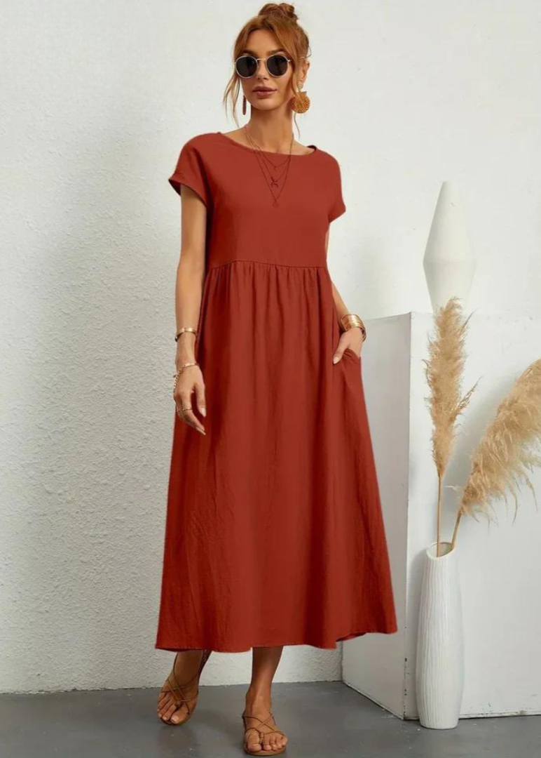 Charlotte | Dress of cotton and linen