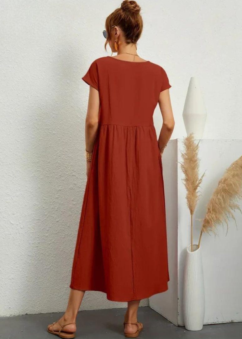 Charlotte | Dress of cotton and linen