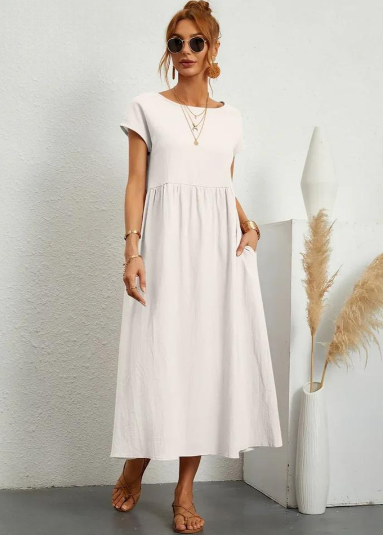 Charlotte | Dress of cotton and linen