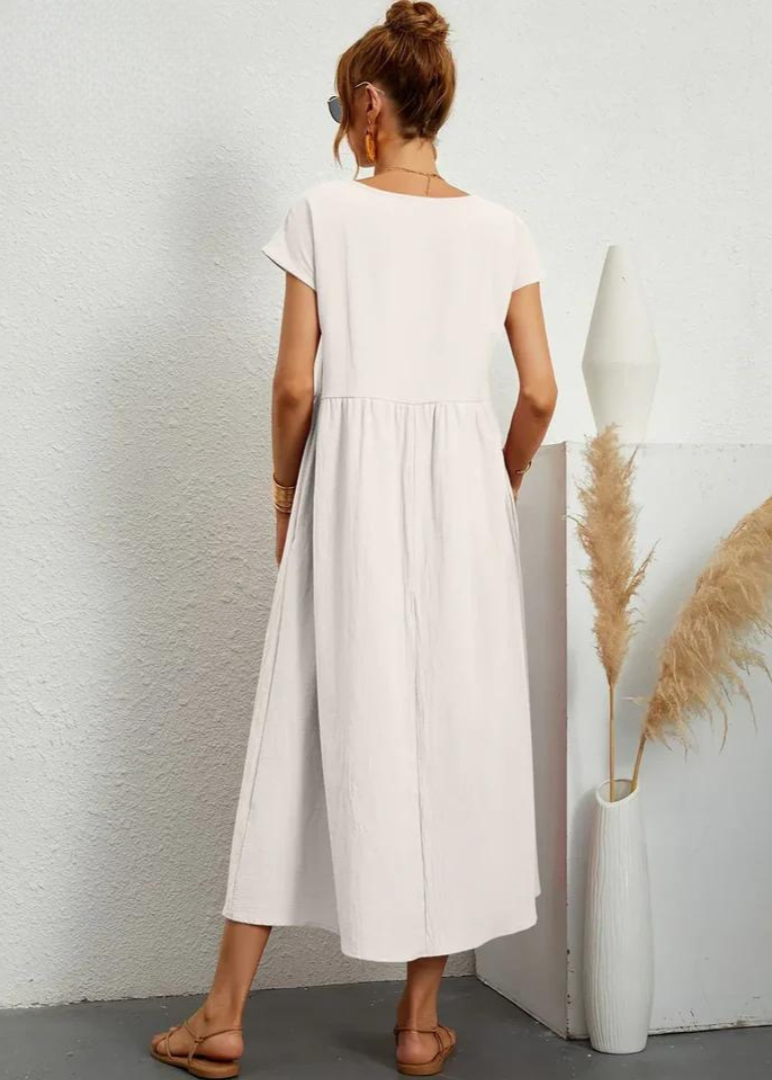 Charlotte | Dress of cotton and linen