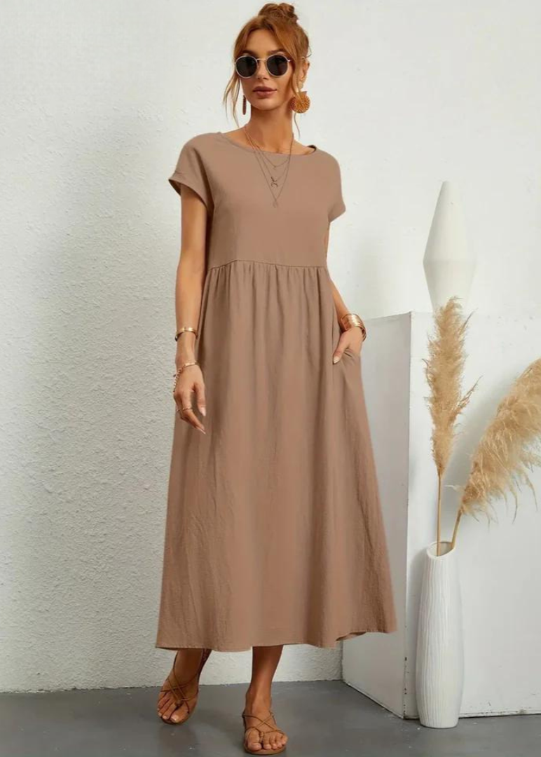 Charlotte | Dress of cotton and linen