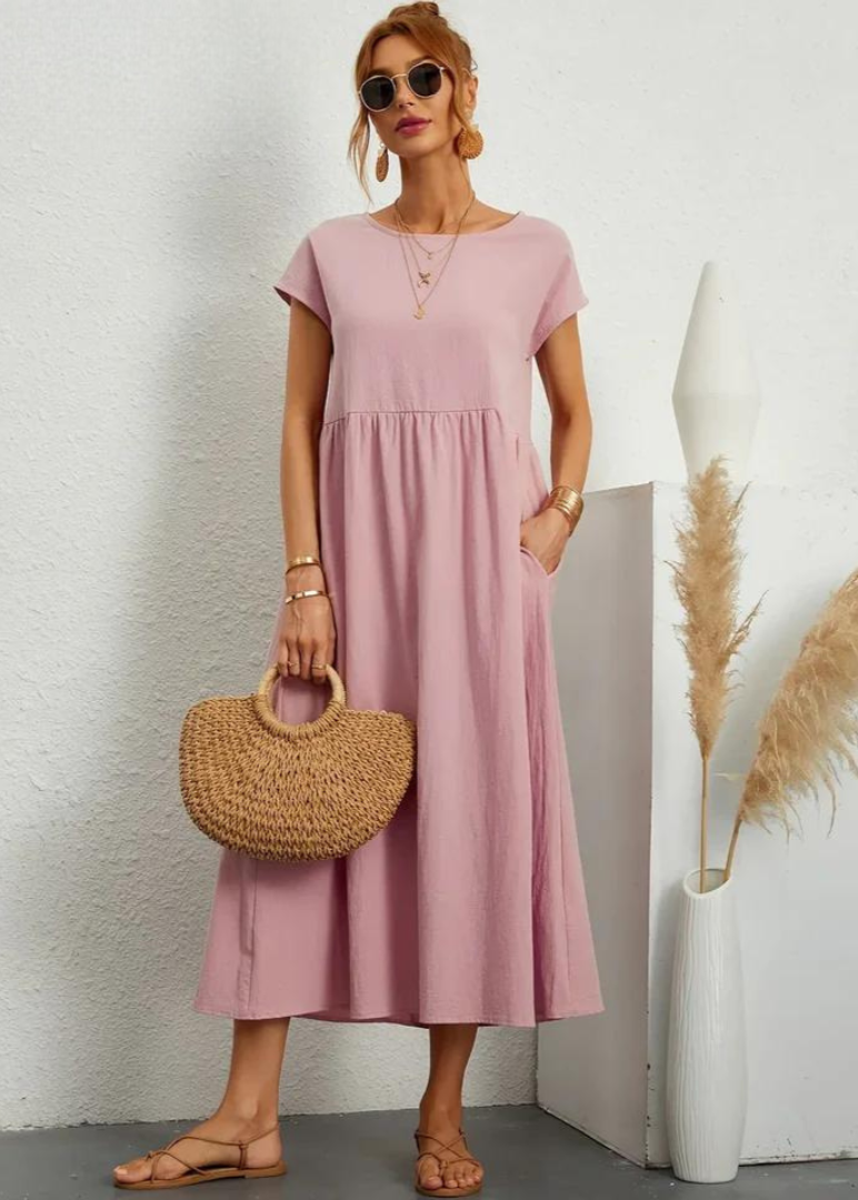 Charlotte | Dress of cotton and linen