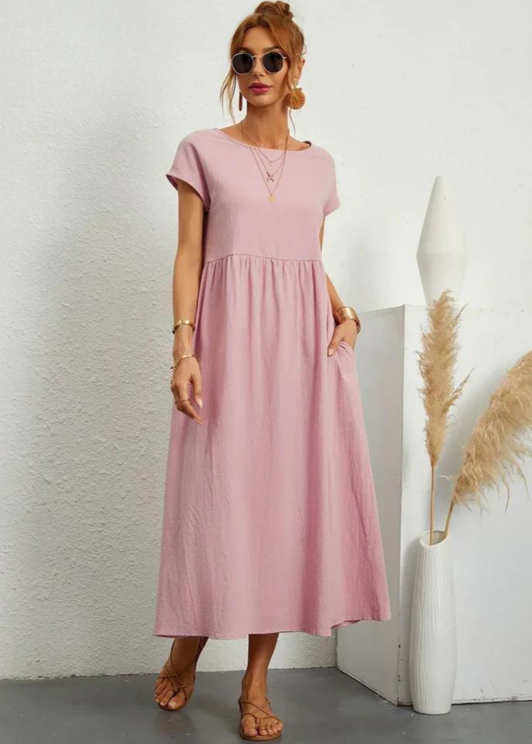 Charlotte | Dress of cotton and linen