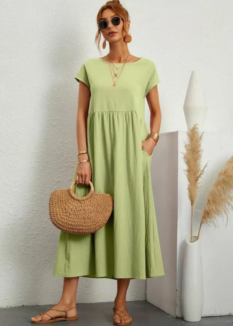 Charlotte | Dress of cotton and linen