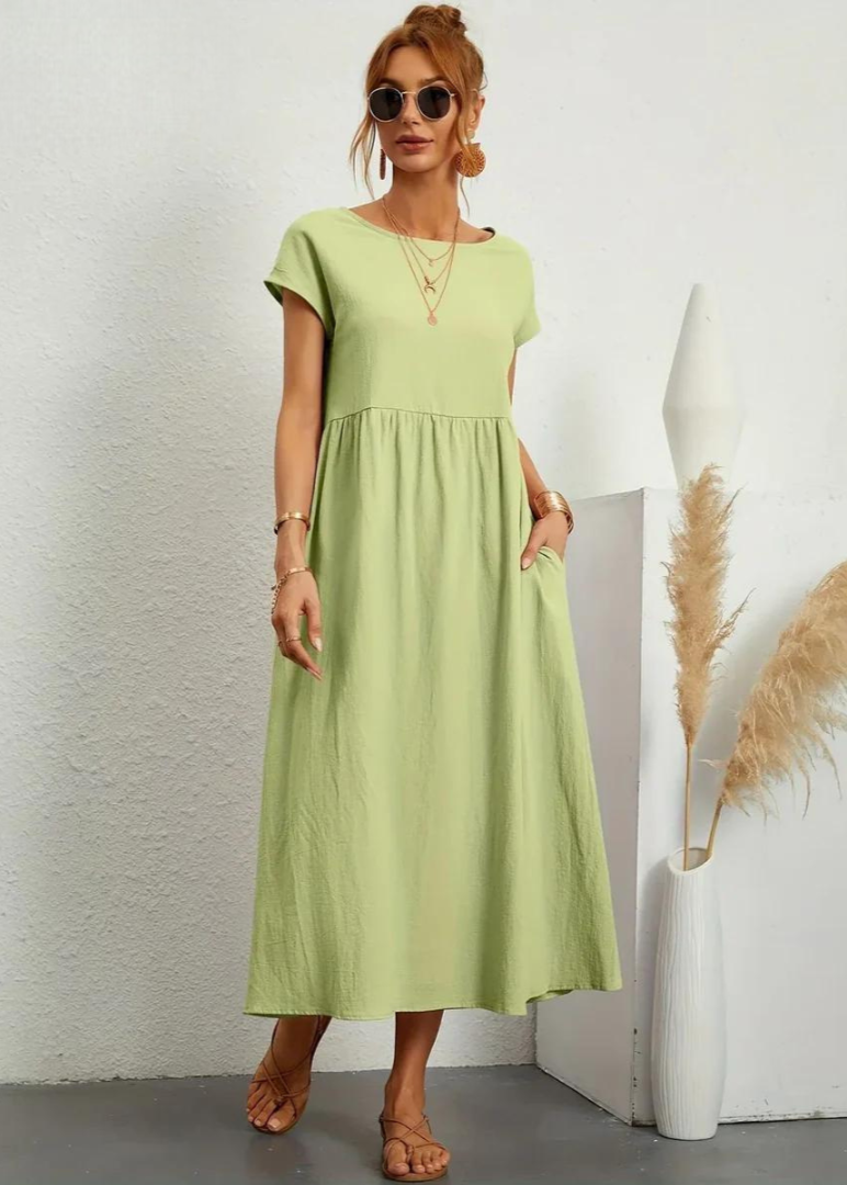 Charlotte | Dress of cotton and linen