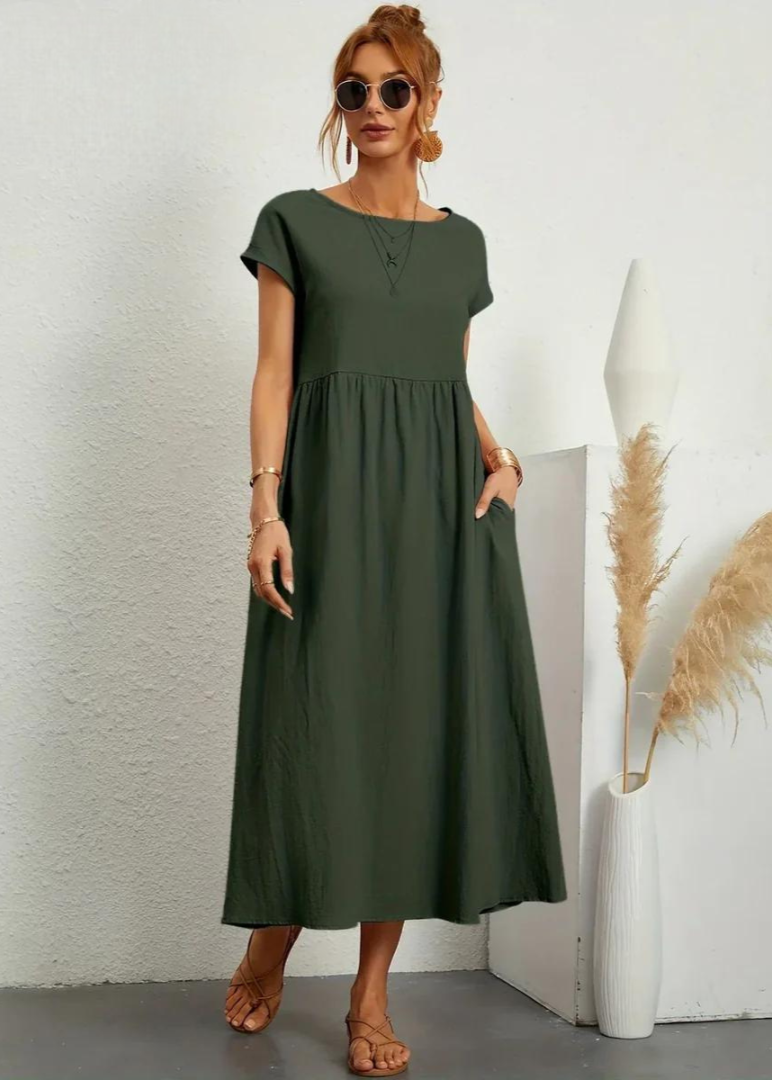 Charlotte | Dress of cotton and linen