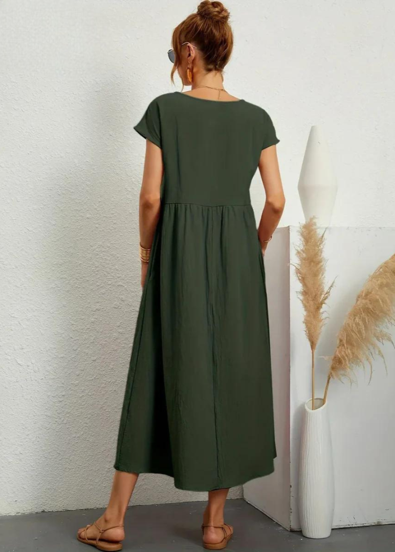 Charlotte | Dress of cotton and linen