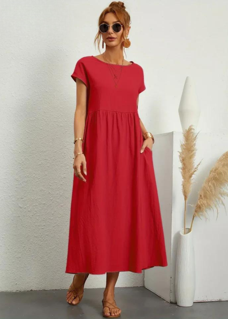 Charlotte | Dress of cotton and linen