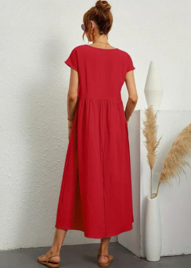 Charlotte | Dress of cotton and linen