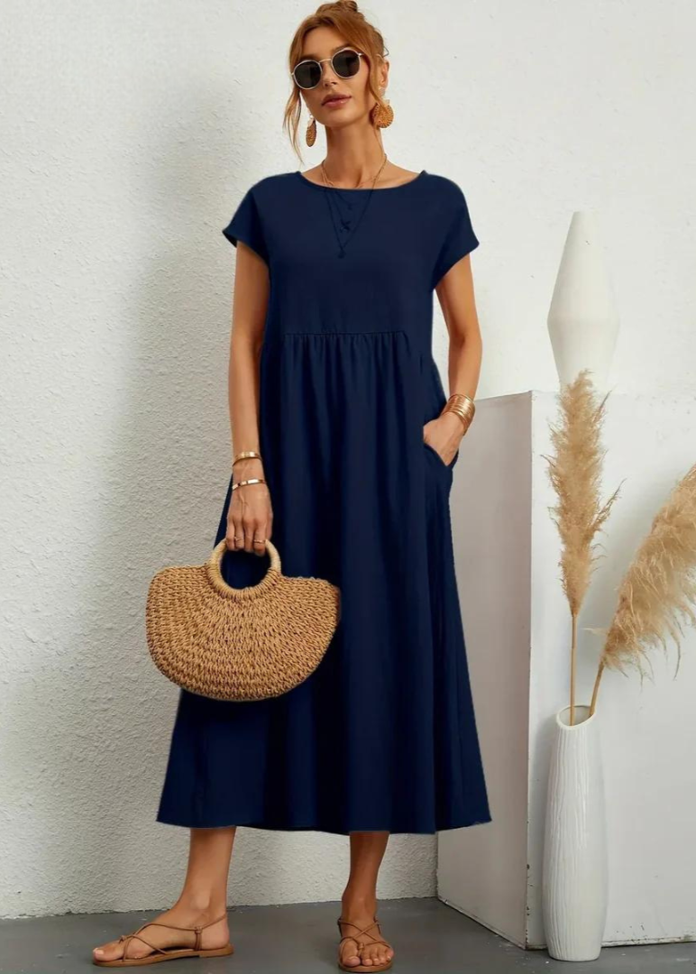 Charlotte | Dress of cotton and linen