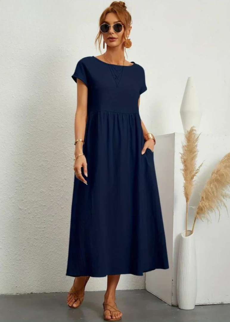 Charlotte | Dress of cotton and linen