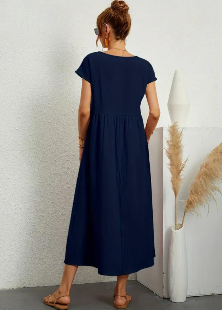 Charlotte | Dress of cotton and linen