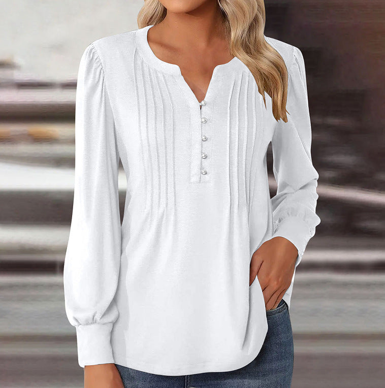 Elegant Pleated Top
