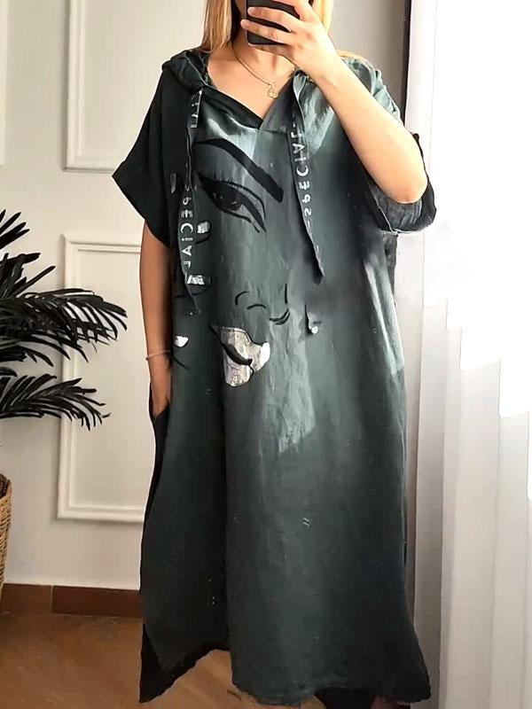 Marie printed dress