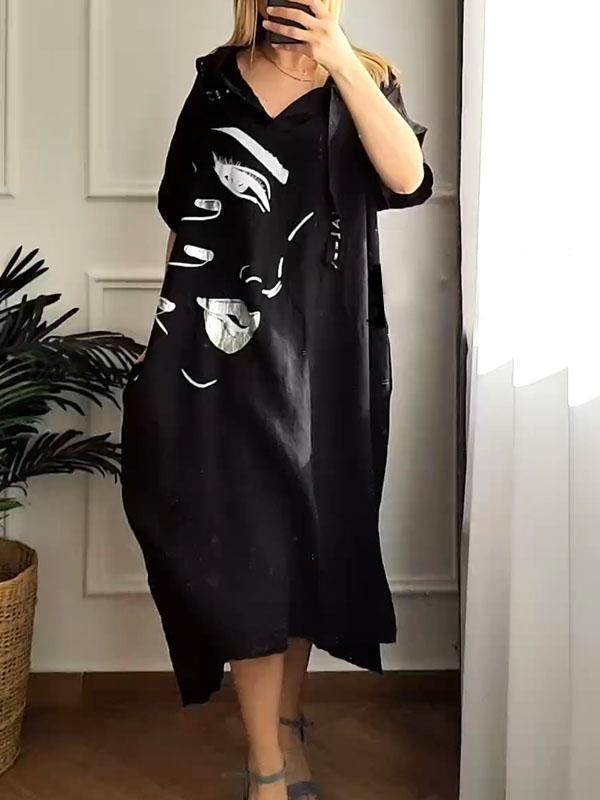 Marie printed dress
