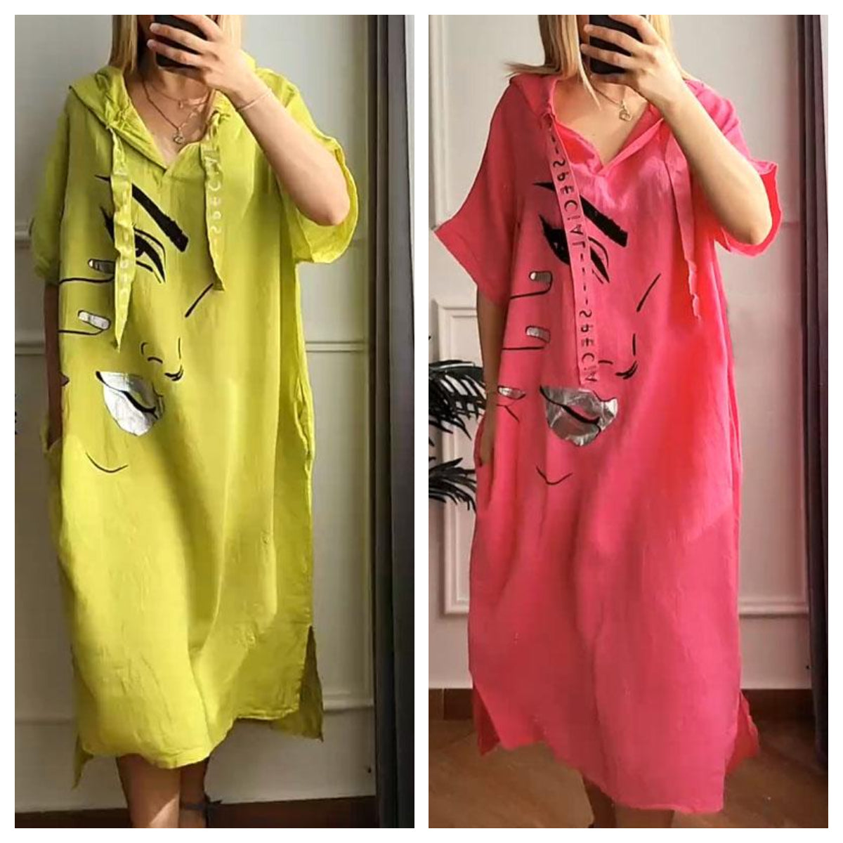 Marie printed dress