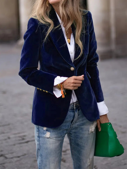 JULISSA | ELEGANT VELVET BLAZER