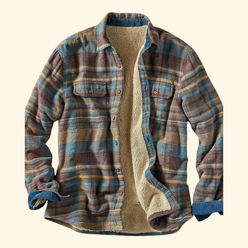 Max - Rugged western plaid jacket
