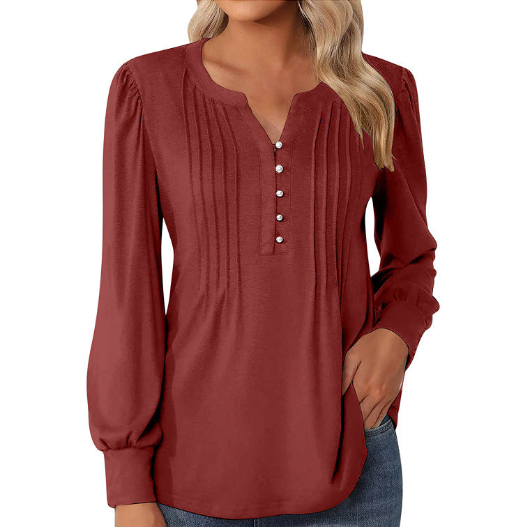 Elegant Pleated Top