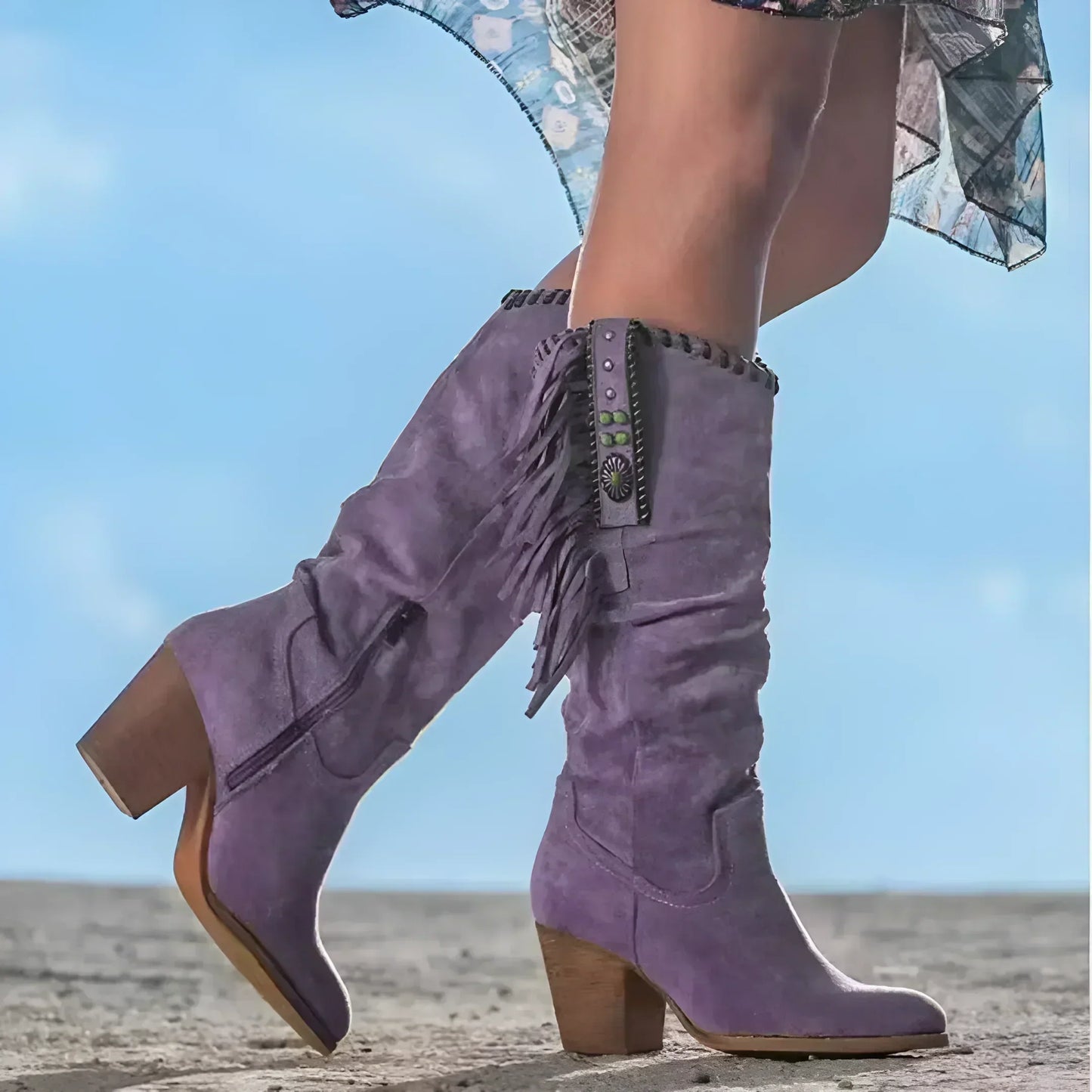 Daisy | Western Leather Boots