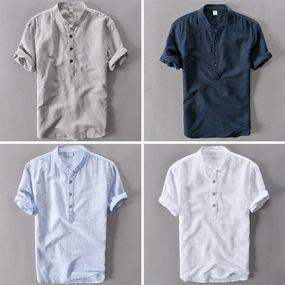 Luca Henley Linen Shirt