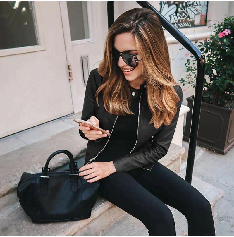 Charlotte - Italian Leather Jacket