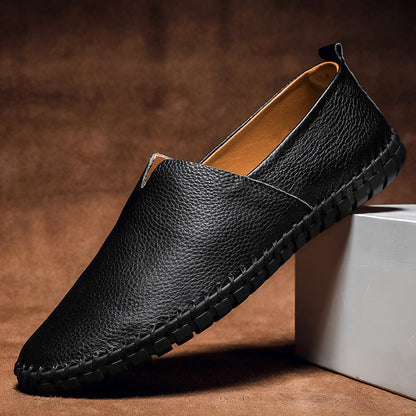 Romano Minimalist Leather Loafers