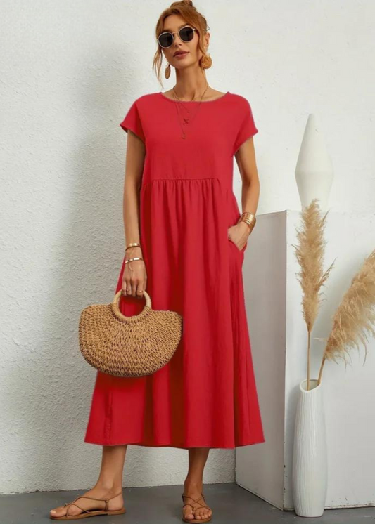 Charlotte | Dress of cotton and linen