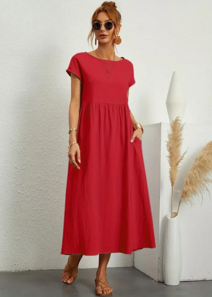Charlotte | Dress of cotton and linen
