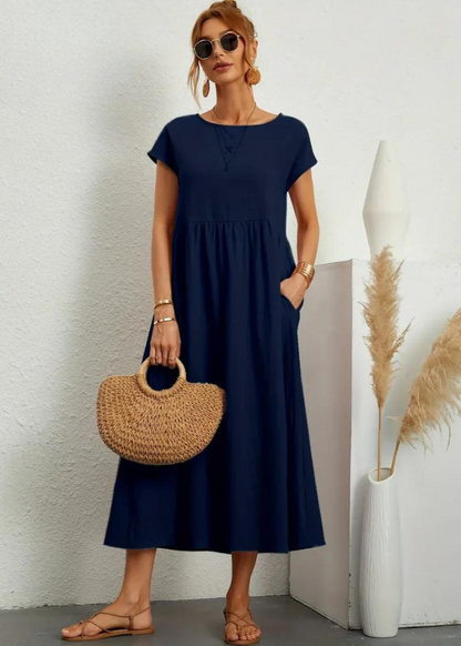 Charlotte | Dress of cotton and linen