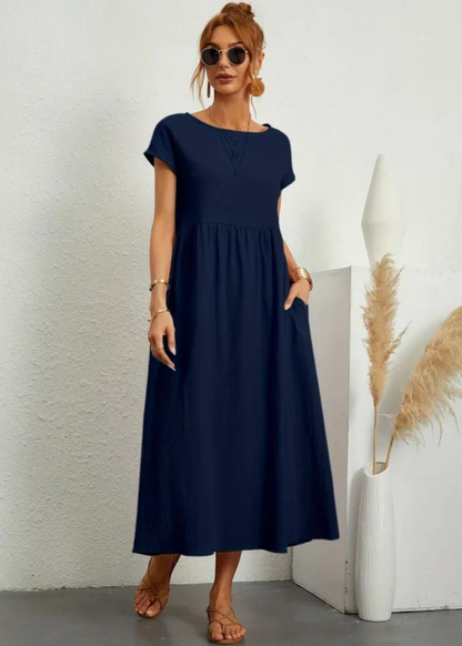 Charlotte | Dress of cotton and linen