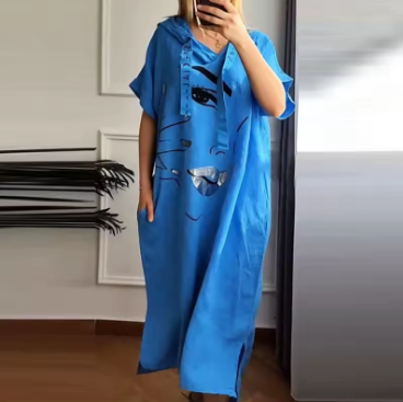 Marie printed dress