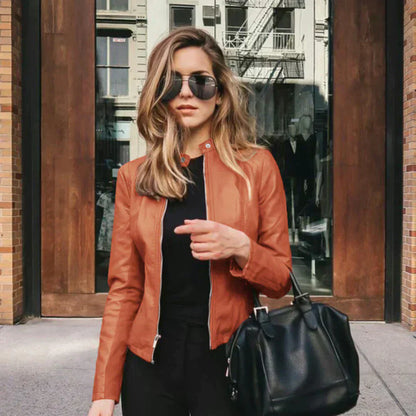 Charlotte - Italian Leather Jacket
