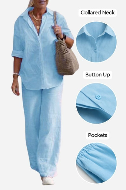 The Relaxed Shirt & Trousers Two-Piece Set