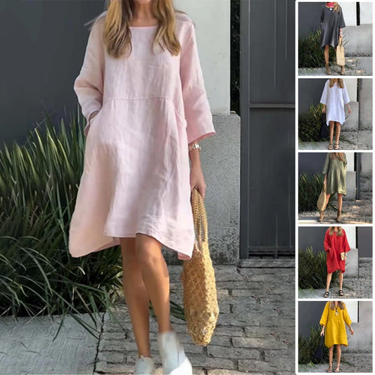Deanna™ | Summer Loose Fit Dress with Pocket