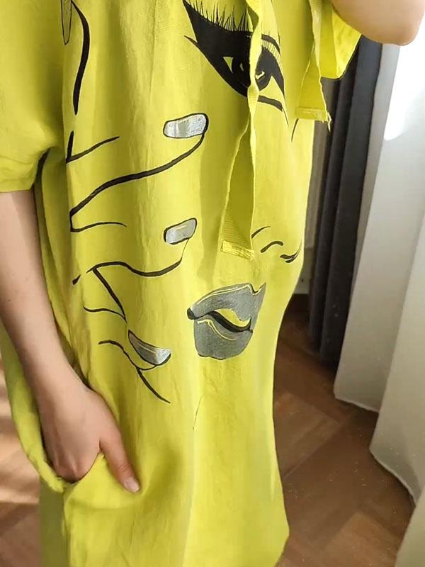 Marie printed dress
