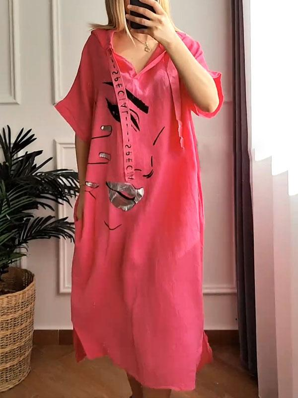 Marie printed dress