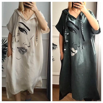 Marie printed dress