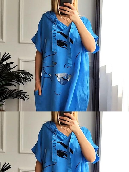 Marie printed dress